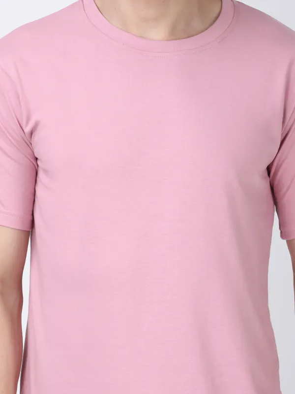 Pink_Cotton_Premium_&_Elegant_T-Shirt_For_Men