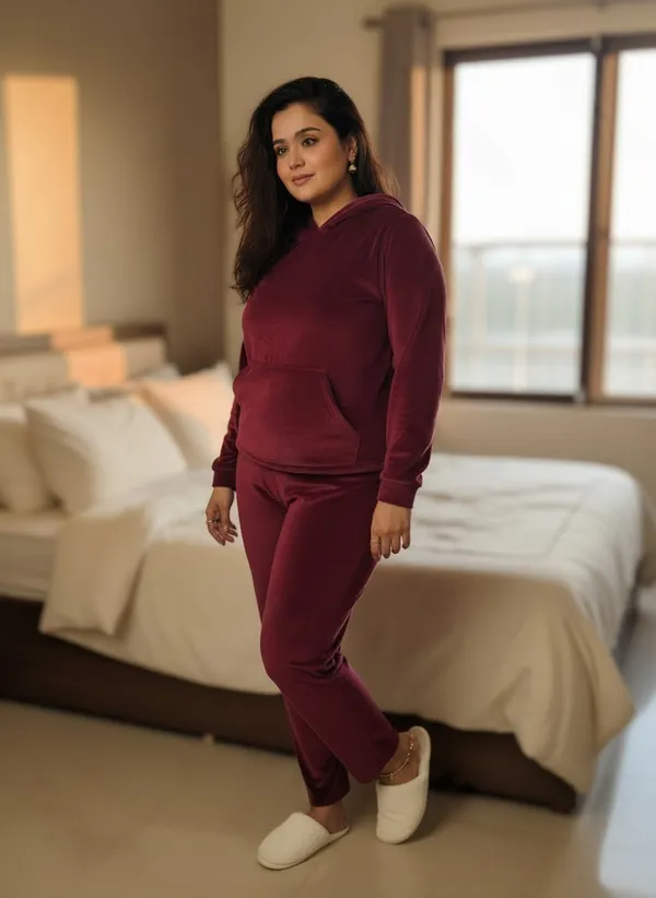 Wine_Velvet_Premium_&_Elegant_Night_Suit_For_Women
