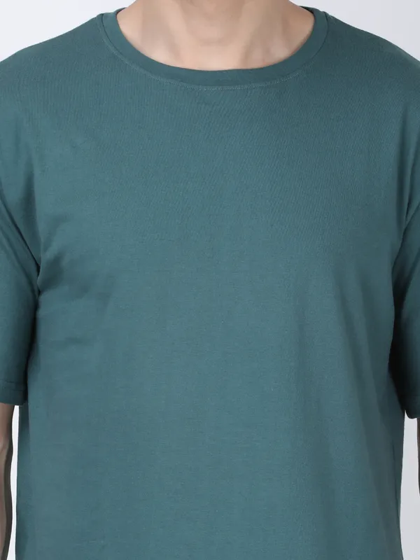 Green_Cotton_Premium_&_Elegant_Oversized_T-Shirt_For_Men