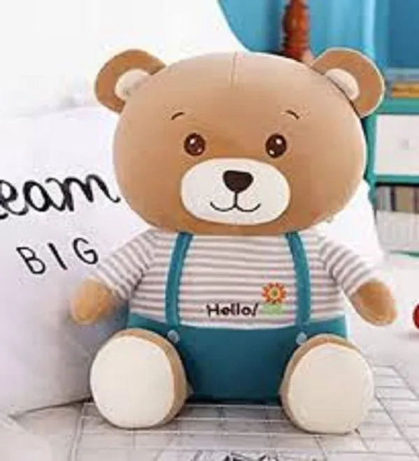Brown_&_Pink_Poly_Fiber_Teddy_Bears_For_Boys_And_Girls