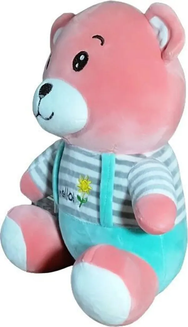 Brown_&_Pink_Poly_Fiber_Teddy_Bears_For_Boys_And_Girls