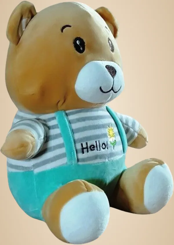 Brown_&_Pink_Poly_Fiber_Teddy_Bears_For_Boys_And_Girls