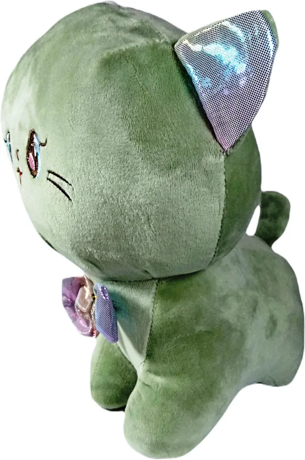 Green_Best_Quality_Fiber_Kitten_Animals_For_Boys_And_Girls