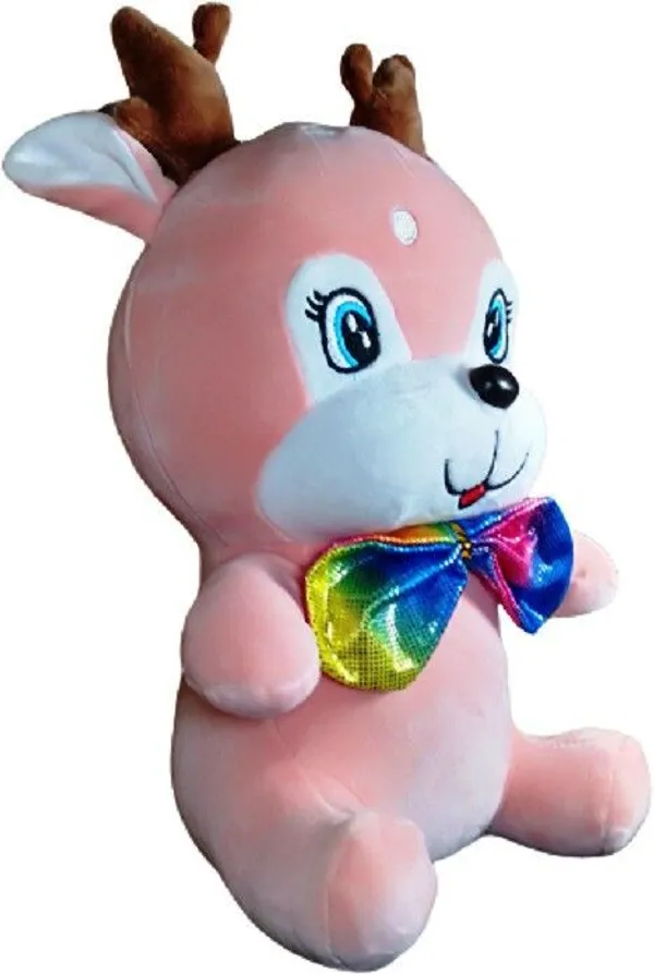 Pink_Poly_Fiber_Rain_Dear_Teddy_Bears_For_Boys_And_Girls