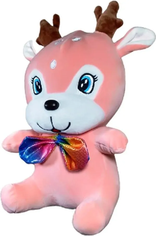 Pink_Poly_Fiber_Rain_Dear_Teddy_Bears_For_Boys_And_Girls