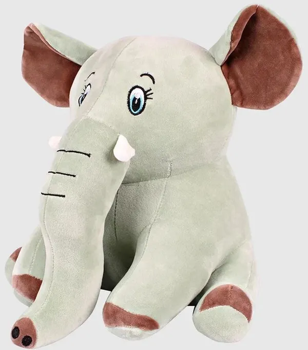 Grey_Quality_Fiber_Elephant_Animals_For_Boys_And_Girls
