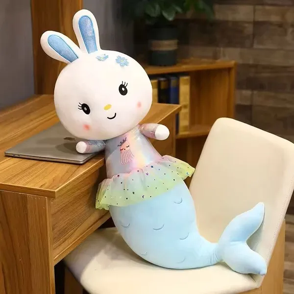 Blue_Quality_Fiber_Rabbit_Mermaid_Soft_Doll_For_Boys_And_Girls