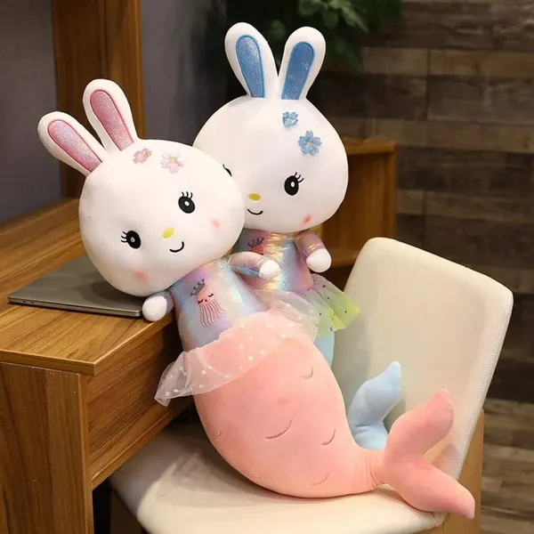 Blue_Quality_Fiber_Rabbit_Mermaid_Soft_Doll_For_Boys_And_Girls