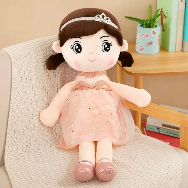 Pink_Quality_Fiber_Crown_Doll_Soft_Doll_For_Girls