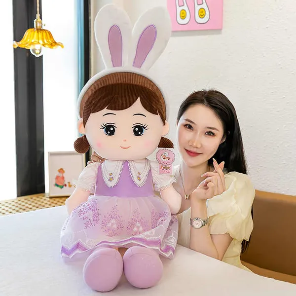 Purple_Quality_Fiber_Princess_Doll_Soft_Doll_For_Girls