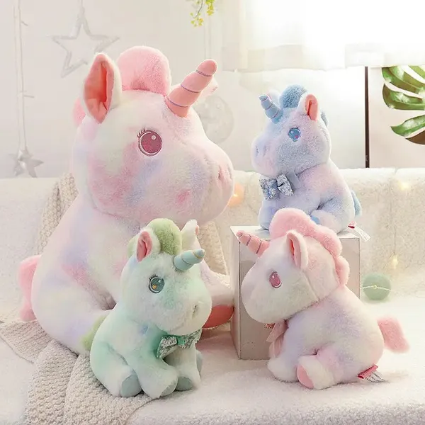 Green_Quality_Fiber_Kawaii_Pony_Unicorn_Teddy_Bears_For_Boys_And_Girls