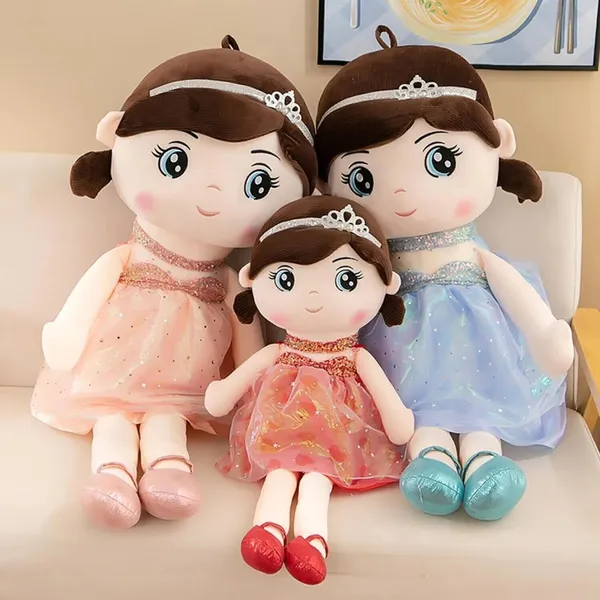 Pink_Quality_Fiber_Crown_Doll_Soft_Doll_For_Girls