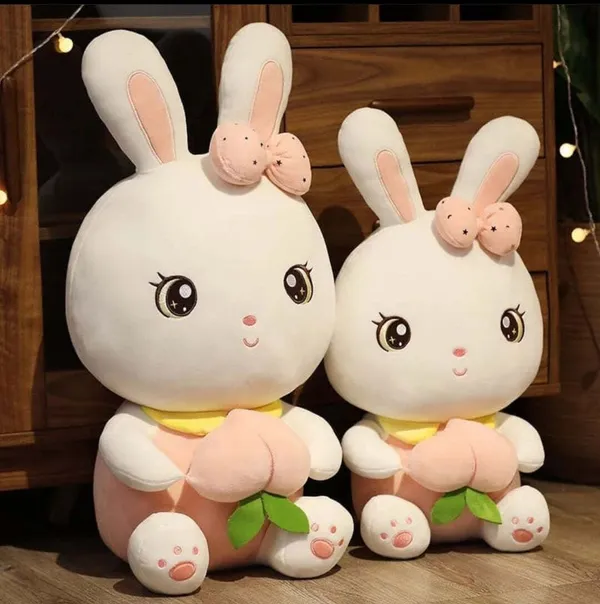 Pink_&_White_Quality_Fiber_Rabbit_Fruit_Doll_Soft_Doll_For_Boys_And_Girls