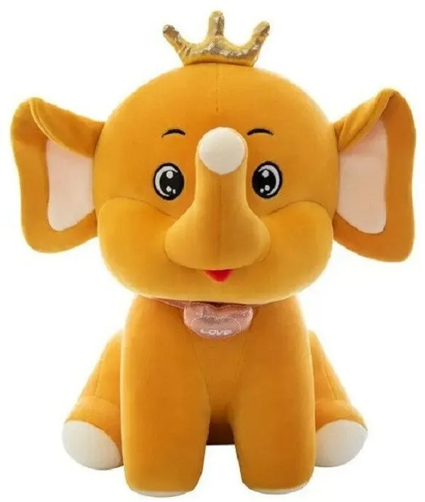Yellow_Best_Quality_Fiber_Crown_Elephant_Animals_For_Boys_And_Girls