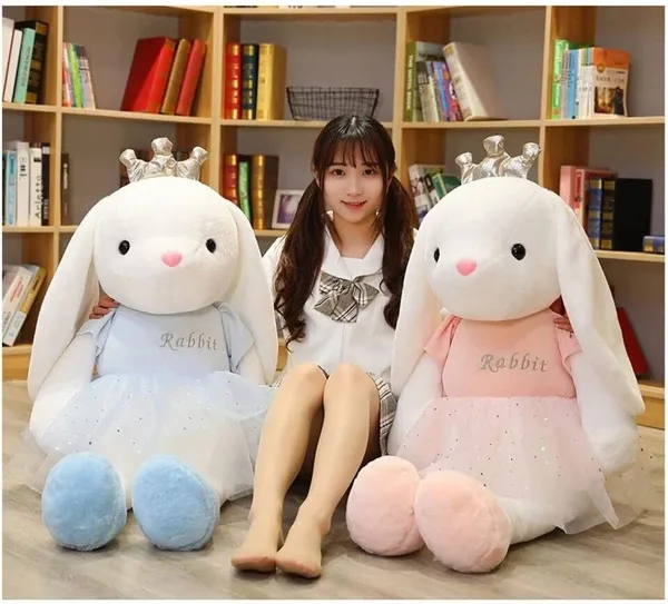 Pink_Beat_Quality_Fiber_Crown_Rabbit_Doll_Soft_Doll_For_Boys_And_Girls