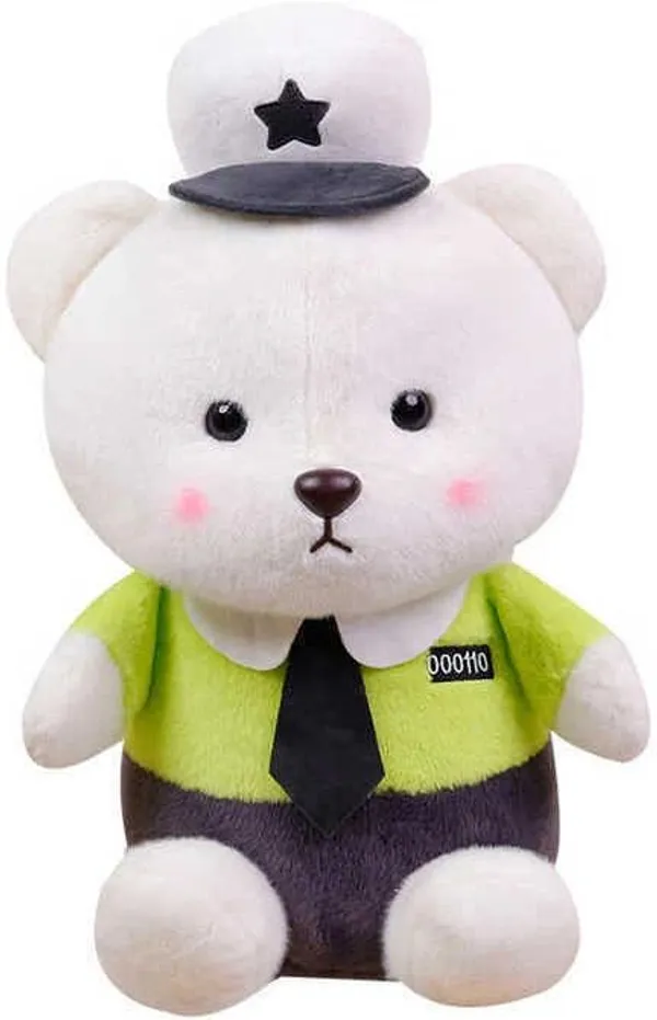 Yellow_Quality_Fiber_Police_Teddy_Bear_For_Boys_And_Girls