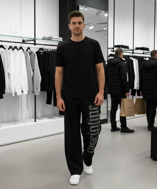Black_Cotton_Terry_Sporty_Outdoor_Track_Pants_For_Men