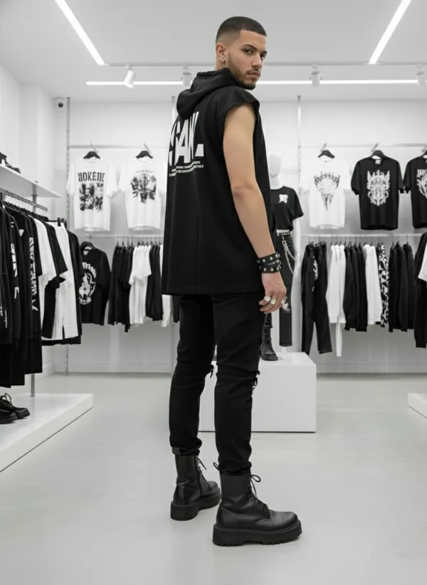 Black_Cotton_Terry_Cozy_Cotton_Hoodie_For_Men