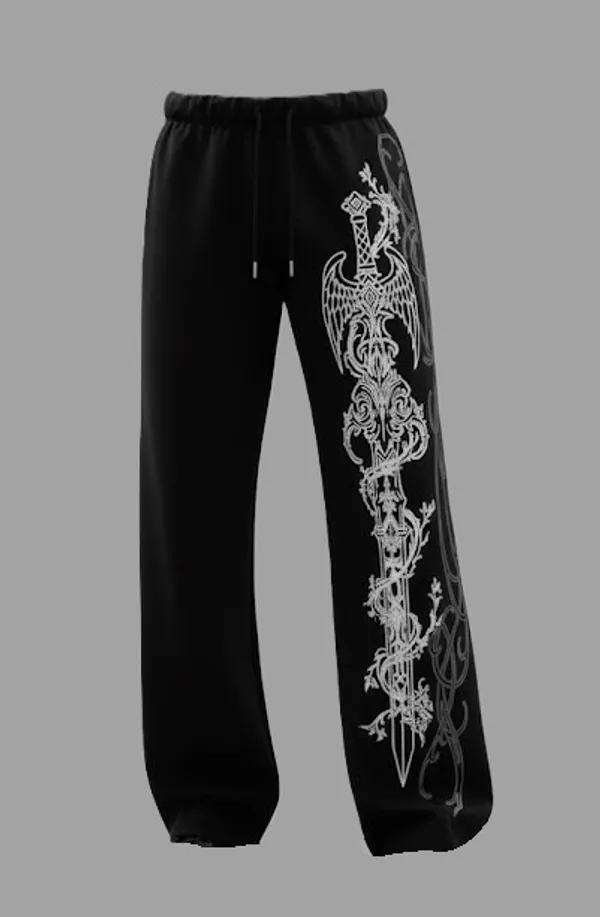 Black_Cotton_Terry_Relaxed_Urban_Track_Pants_For_Men