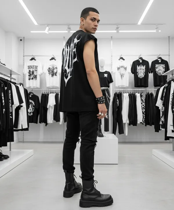 Black_Cotton_Terry_Soft_Touch_Vest_For_Men