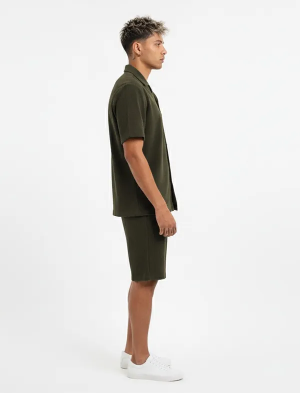 Olive_Corduroy_Fabric_Cool_Breeze_Co-ord_set_For_Men