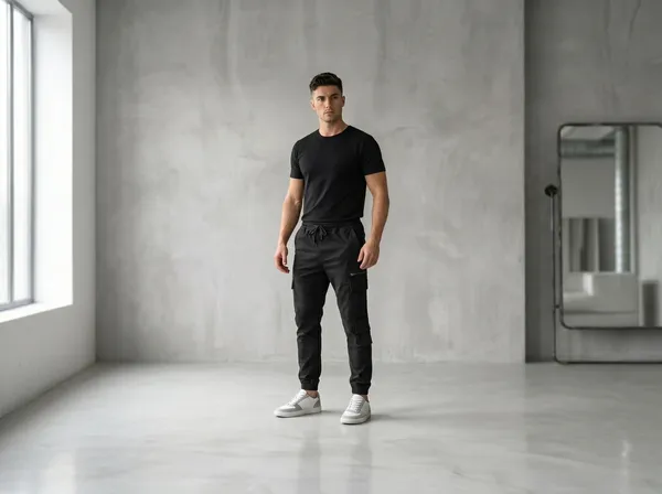 Black_Cargo_Jogger_Pants_with_Zipper_Pocket_–_Elastic_Waist_Casual_Streetwear_by_Kizaar