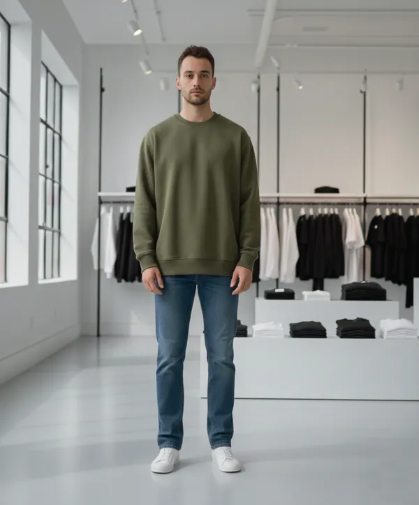 Olive_Cotton_Fleece_Cozy_Weekend_Sweatshirt_For_Men