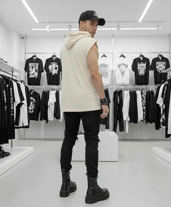 Cream_Cotton_Terry_Bold_Graphic_Hoodie_For_Men