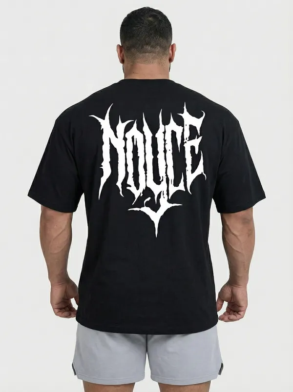 KIZAAR_Oversized_Black_Graphic_T-Shirt_–_100%_Cotton_Relaxed_Fit_Streetwear_Tee