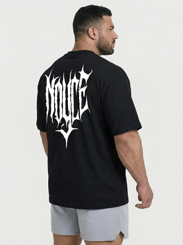 KIZAAR_Oversized_Black_Graphic_T-Shirt_–_100%_Cotton_Relaxed_Fit_Streetwear_Tee