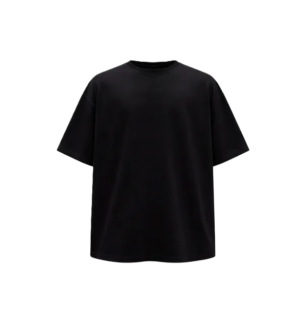 Black_Cotton_Oversized_Unisex_T-Shirt_|_Solid