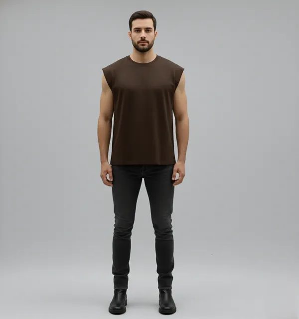 Brown_Cotton_Terry_Airy_Comfort_Vest_For_Men
