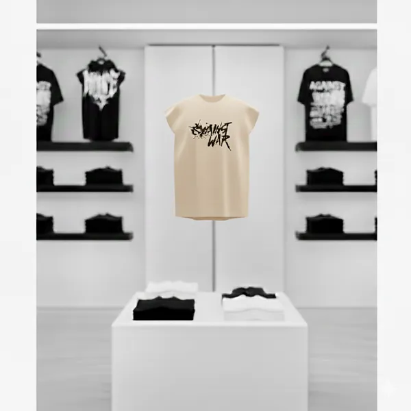 Cream_Cotton_Terry_Cool_Comfort_Vest_For_Men