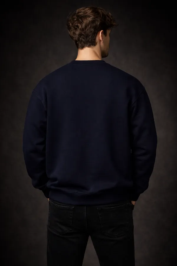 Dark_Blue_Cotton_Unisex_Sweatshirt_|_Solid