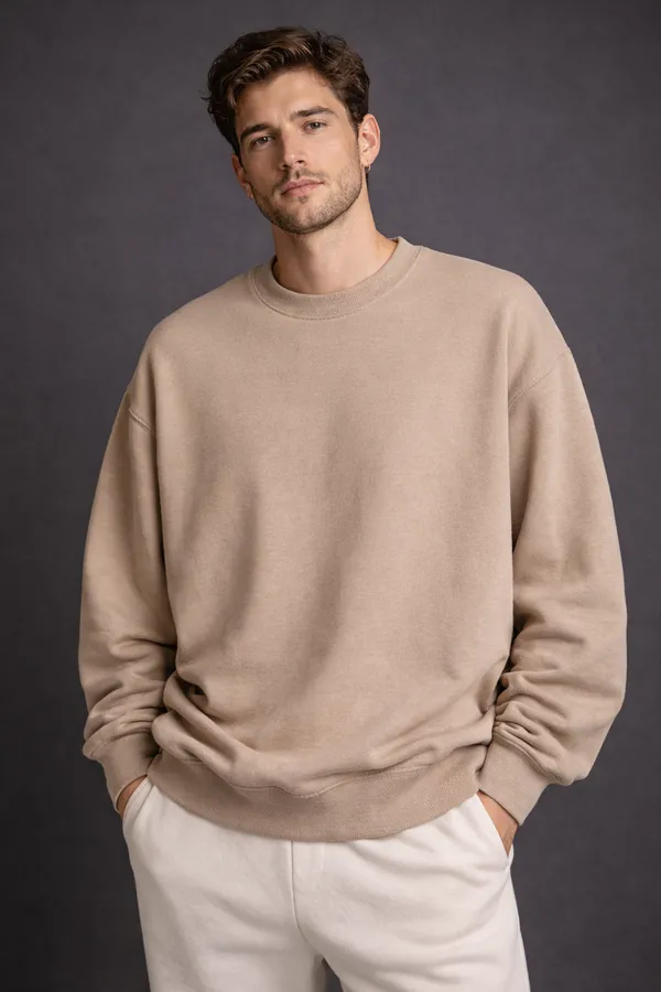 Cram_Cotton_Unisex_Sweatshirt_|_Solid