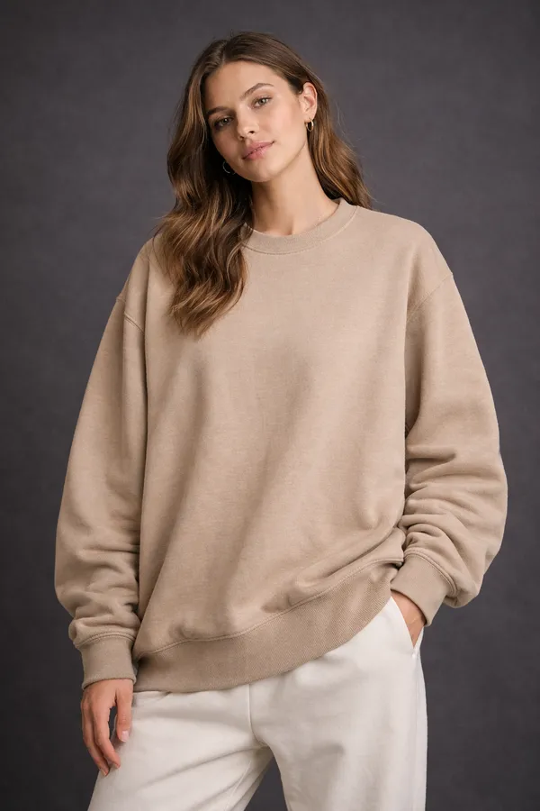 Cram_Cotton_Unisex_Sweatshirt_|_Solid
