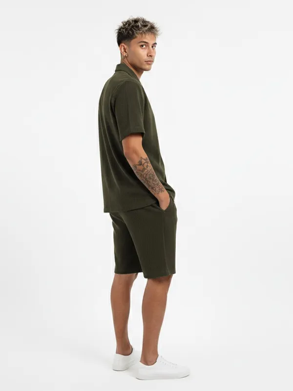 Olive_Corduroy_Fabric_Timeless_Design_Co-ord_set_For_Men