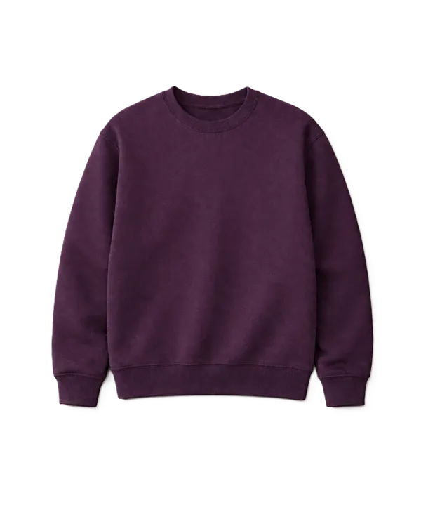 Maroon_Cotton_Unisex_Sweatshirt_|_Solid
