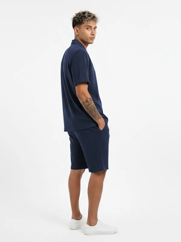 Navy_Corduroy_Fabric_Stylish_Party_Co-ord_set_For_Men