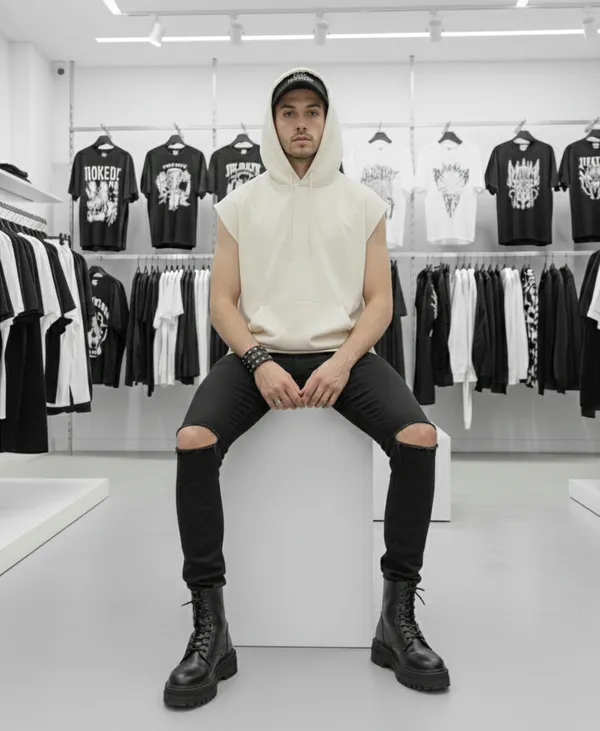 Cream_Cotton_Terry_Street_Style_Hoodie_For_Men