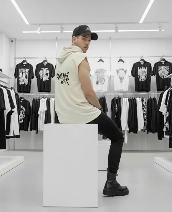 Cream_Cotton_Terry_Street_Style_Hoodie_For_Men