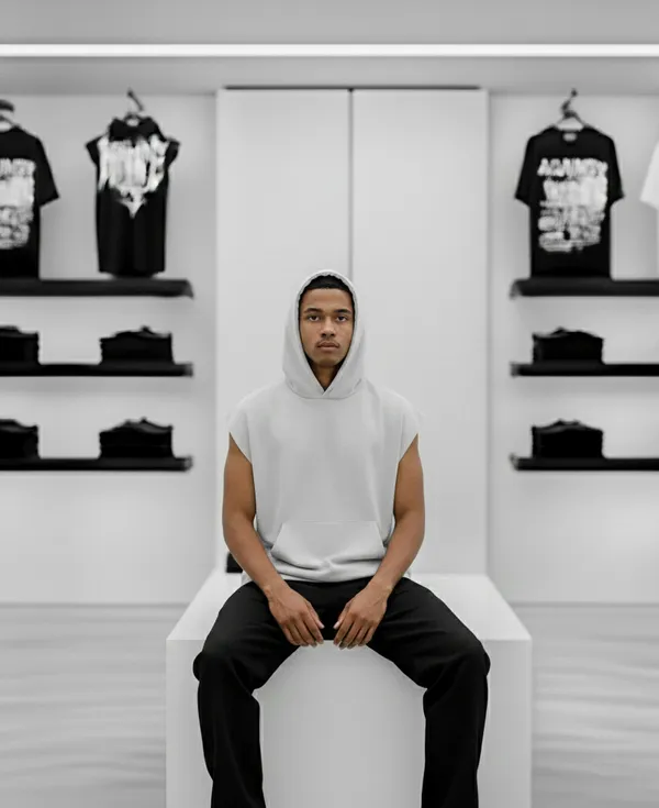 Grey_Cotton_Terry_Elegant_Cotton_Hoodie_For_Men