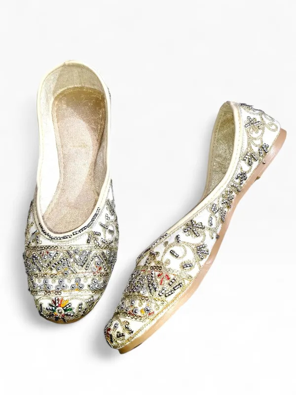 Off_White_Premium_Pu_Embroidered_Bellies_For_Women_And_Girls
