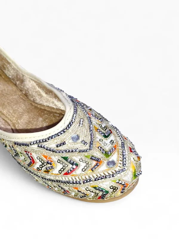 Off_White_Premium_Pu_Embroidered_Bellies_For_Women_And_Girls