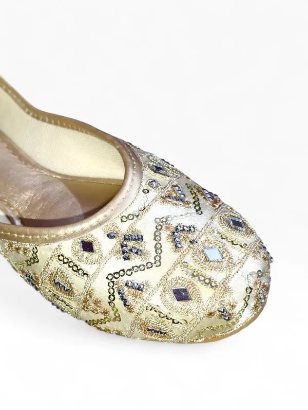 Off_White_Premium_Pu_Embroidered_Bellies_For_Women_And_Girls