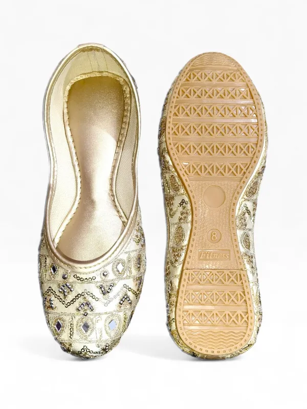 Off_White_Premium_Pu_Embroidered_Bellies_For_Women_And_Girls