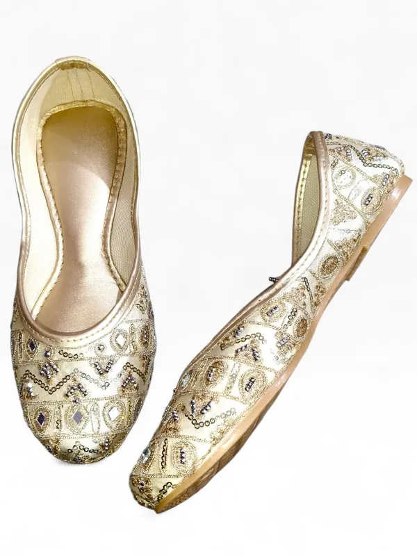 Off_White_Premium_Pu_Embroidered_Bellies_For_Women_And_Girls