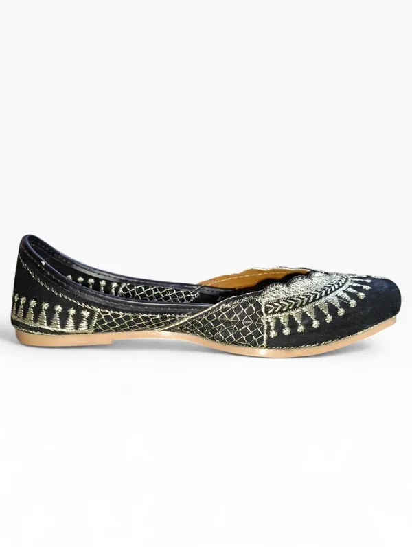 Black_Premium_Pvc_Embroidered_Mojaris_For_Women_And_Girls