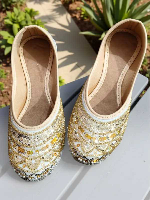 Beige_Premium_Pvc_Embroidered_Mojaris_For_Women_And_Girls