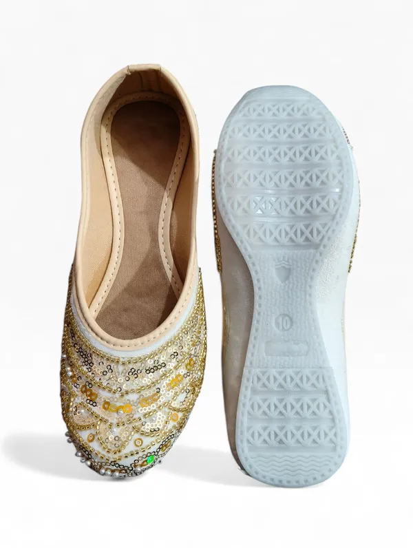 Beige_Premium_Pvc_Embroidered_Mojaris_For_Women_And_Girls